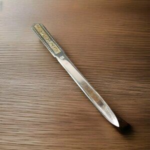 Vtg Letter Opener Metal Ornate Handle IDL No. 900 Japan 9.75 inches READ
